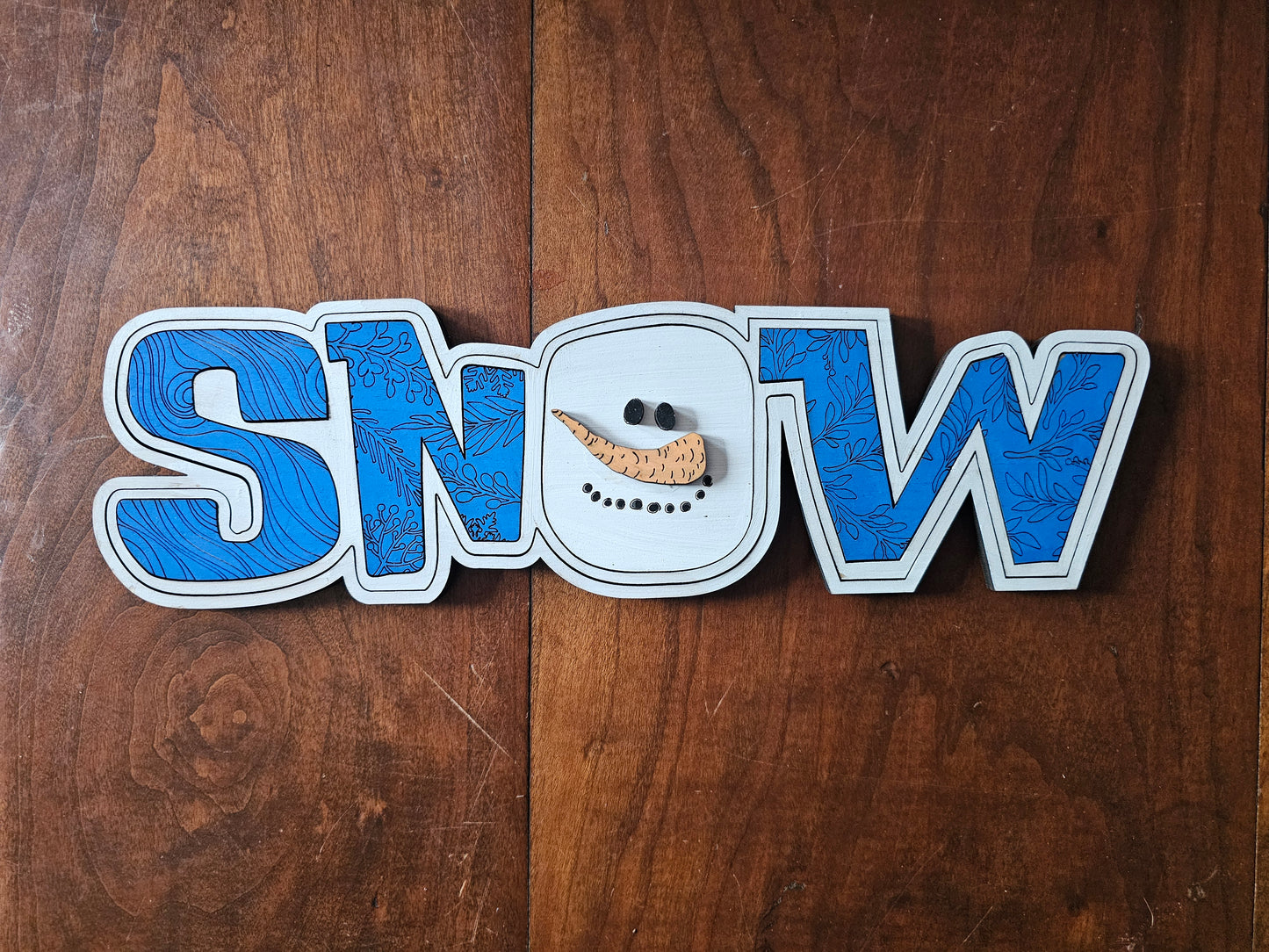 Snowman Sign Decor