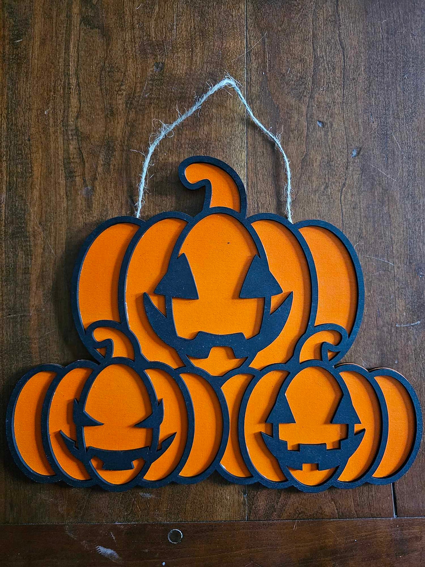 Stack o' Jack o' Lanterns Sign, Hangable