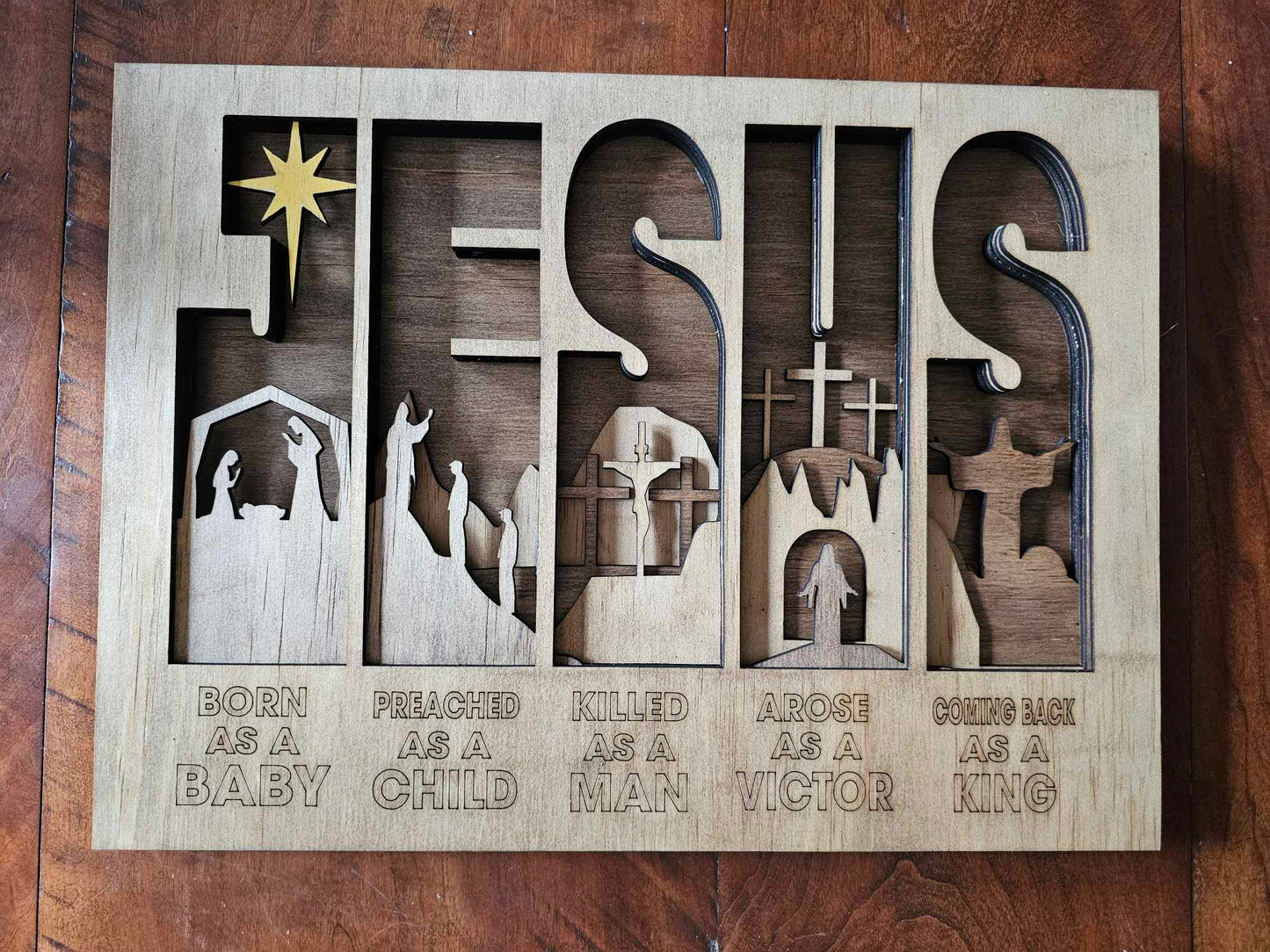 The Life of Jesus Plaque