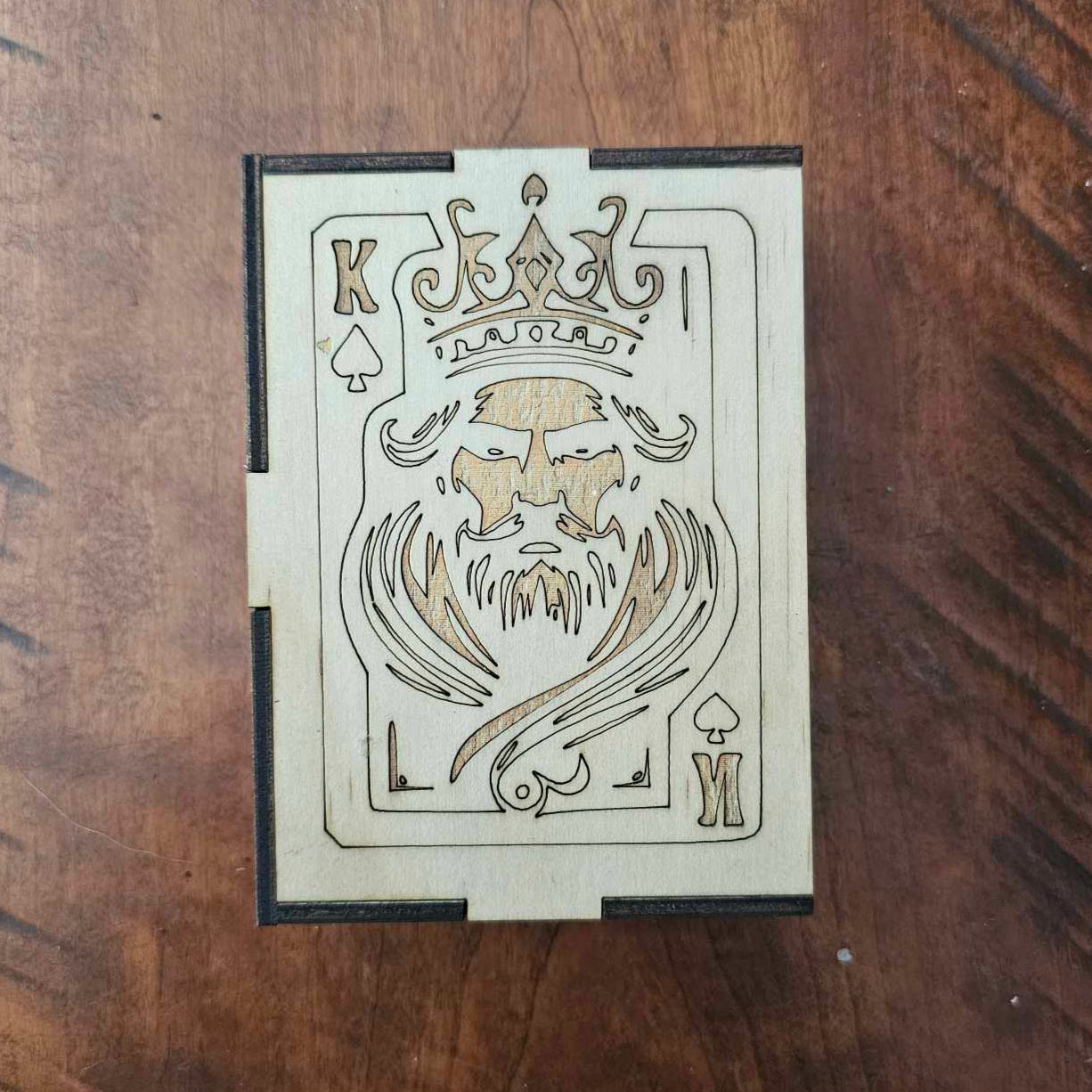 Deck of Cards Box, Sliding Lid