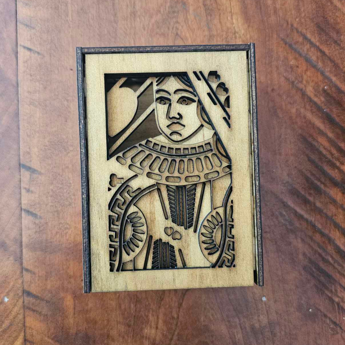 Deck of Cards Box, Sliding Lid