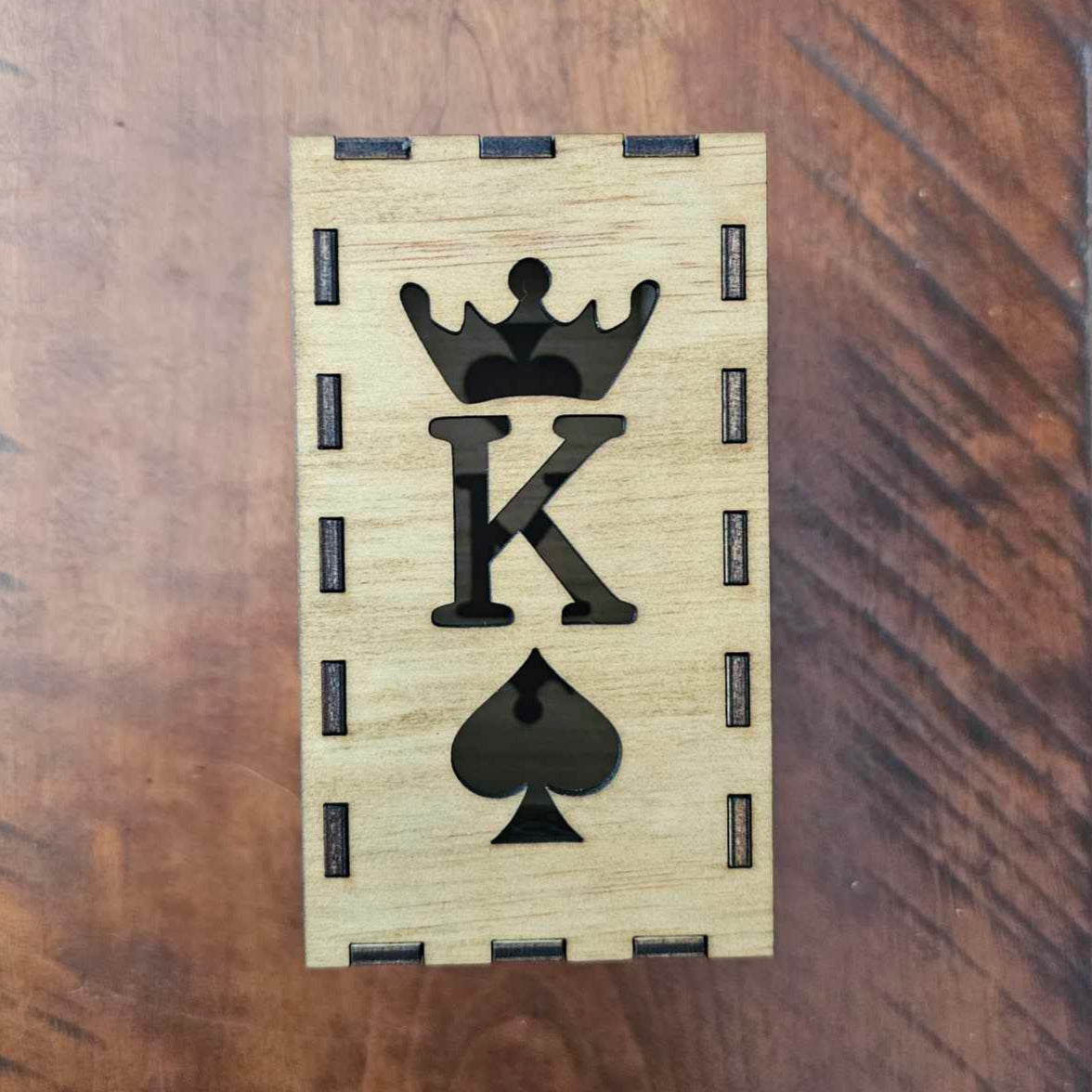 Deck of Cards Box, Sliding Lid