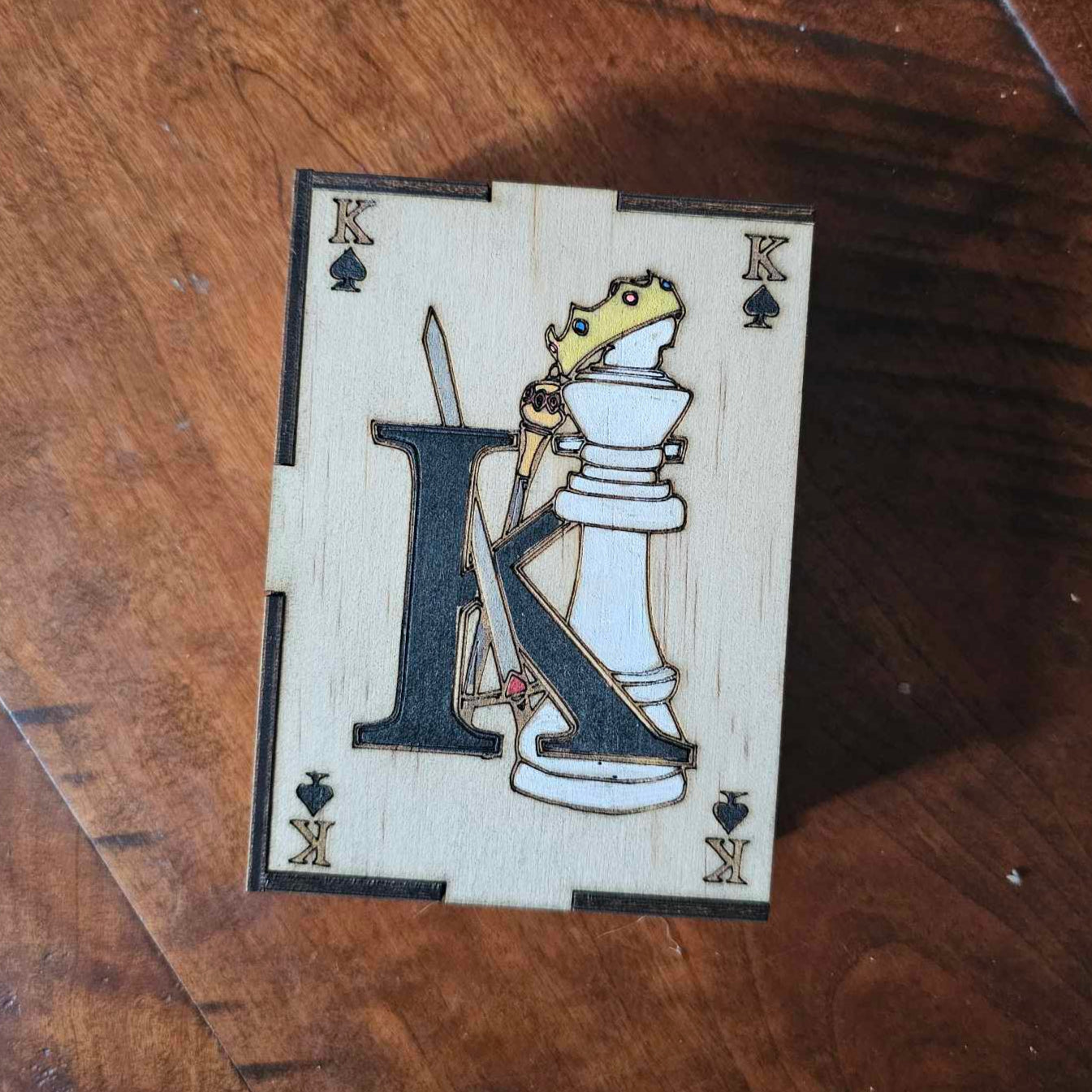 Deck of Cards Box, Sliding Drawer