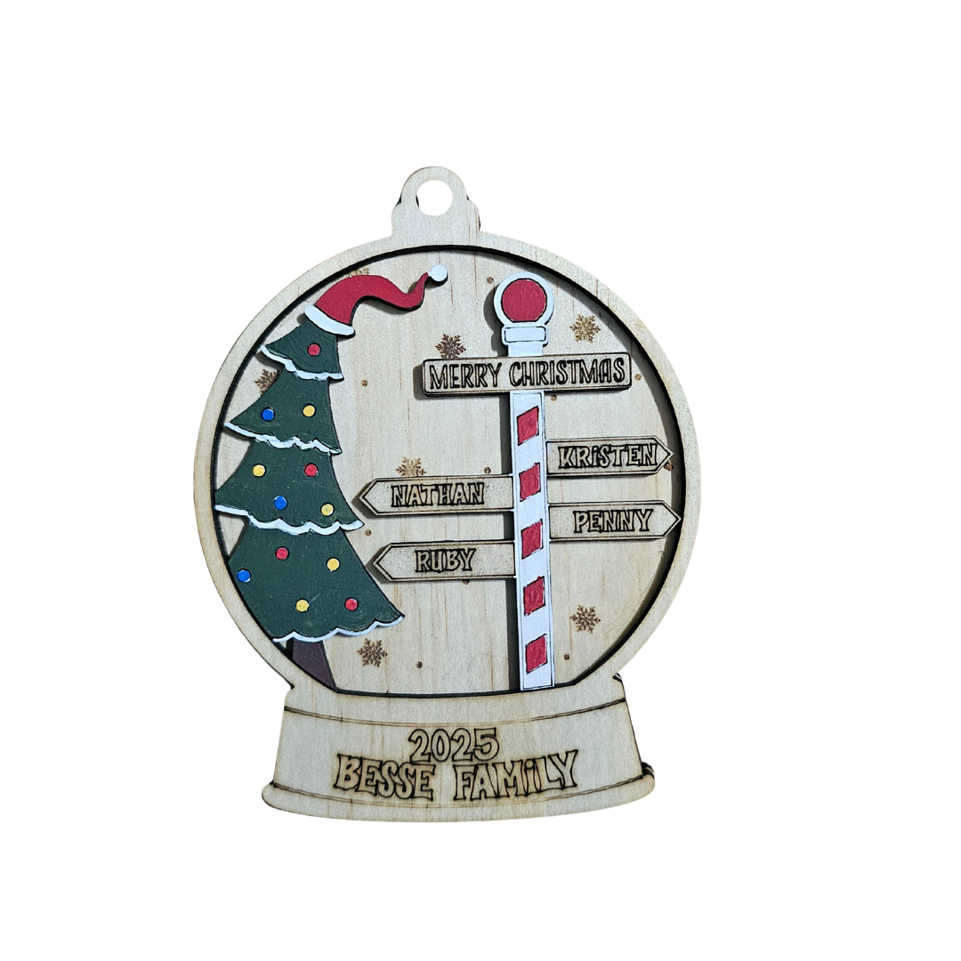 Custom Christmas Ornament