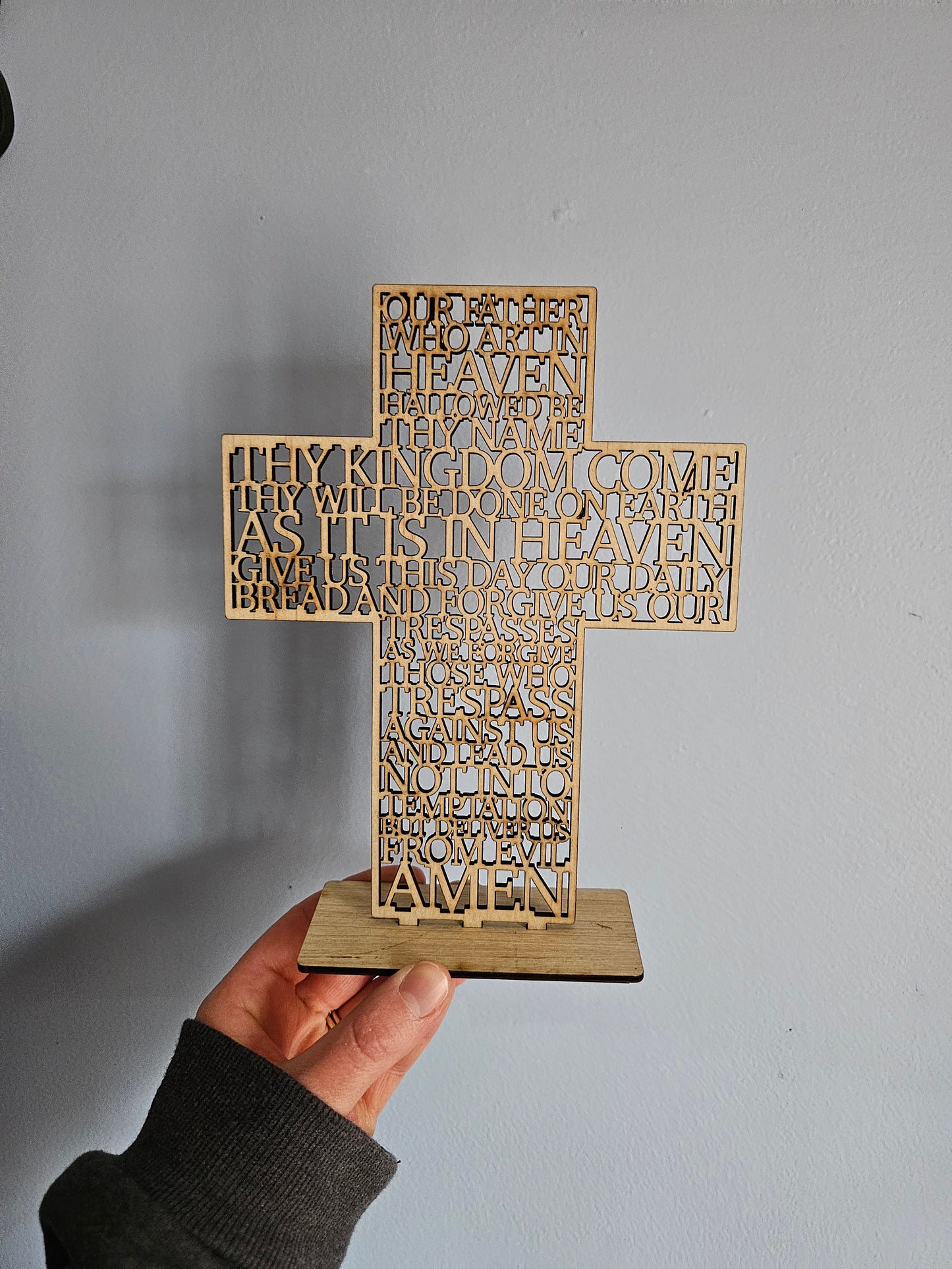 Lord's Prayer Cross