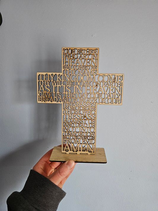 Lord's Prayer Cross