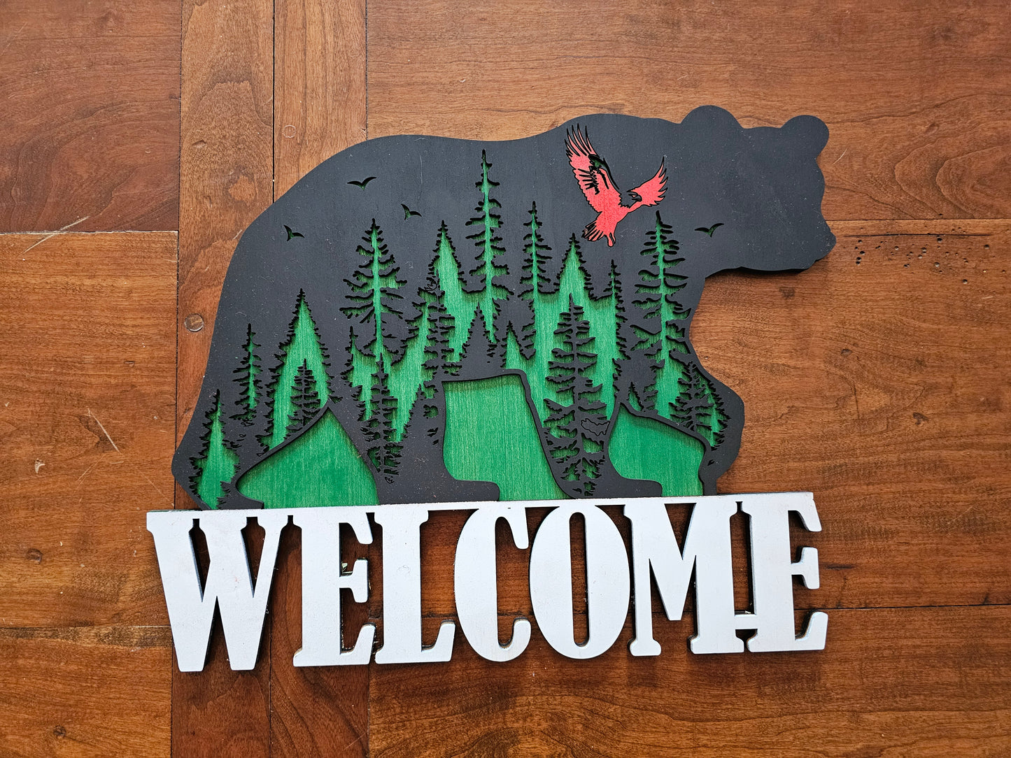 Bear Welcome Sign