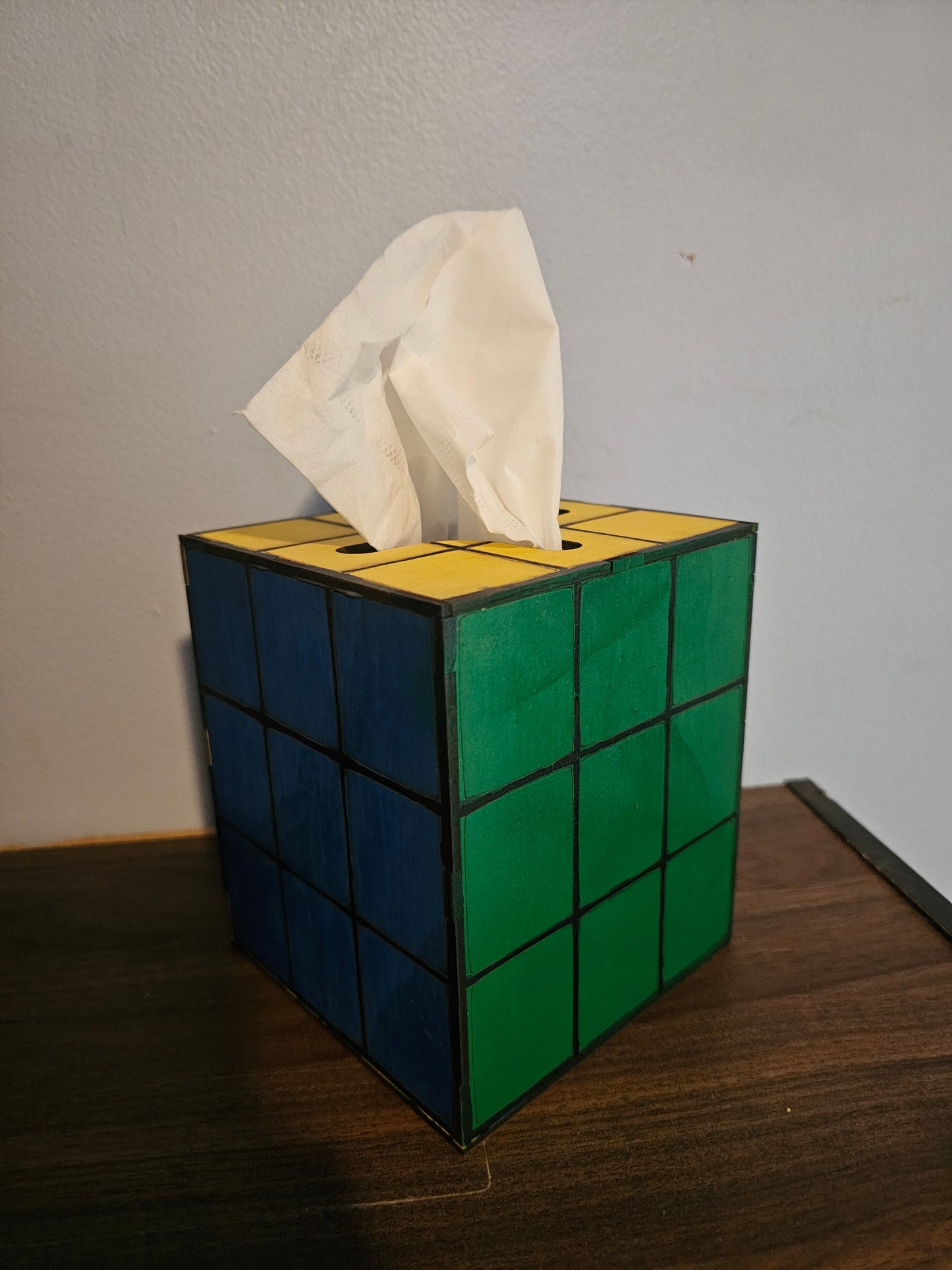 Puzzle Cube Tissue Box