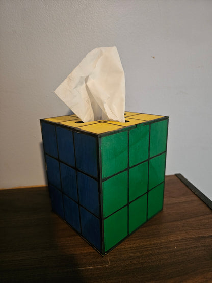 Puzzle Cube Tissue Box