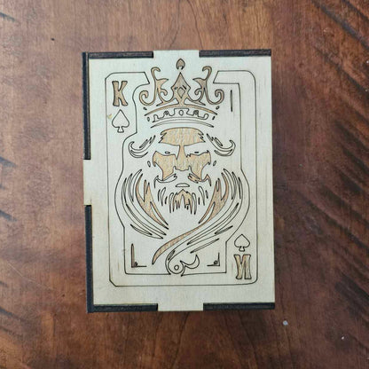 Deck of Cards Box, Sliding Lid