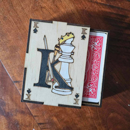 Deck of Cards Box, Sliding Drawer