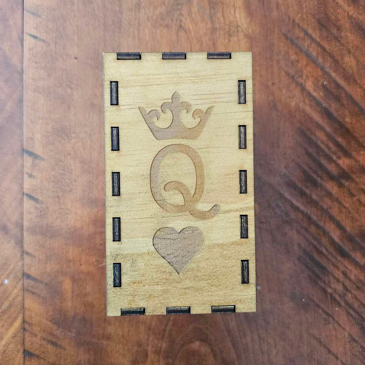 Deck of Cards Box, Sliding Lid
