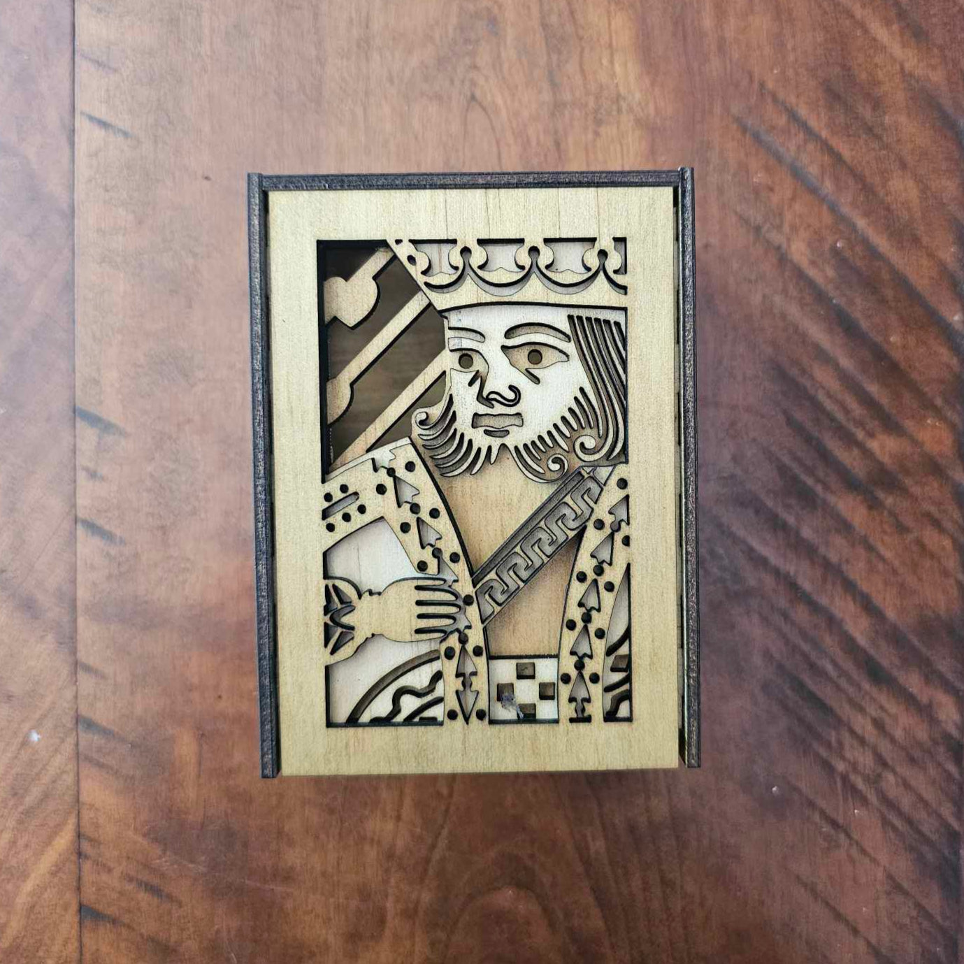 Deck of Cards Box, Sliding Lid
