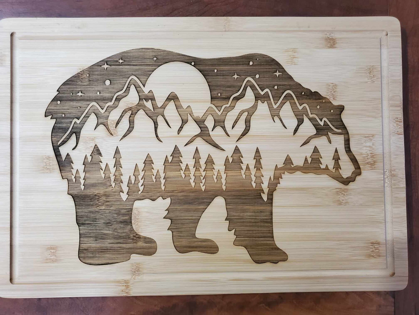 Bear Landscape Cutting Board